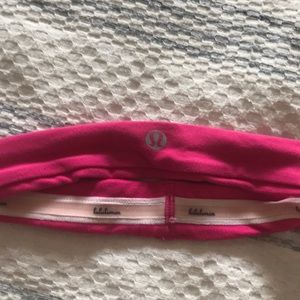 Pink lululemon headband